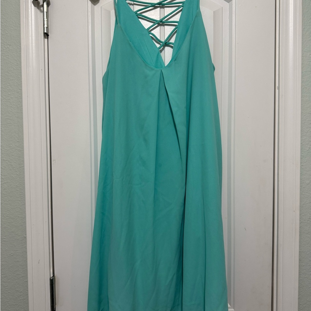 Everly Aqua Dress